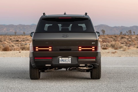 The 2026 Hyundai Santa Fe is a midsize three-row, seven-seater SUV with bold styling and an array of advanced technology.