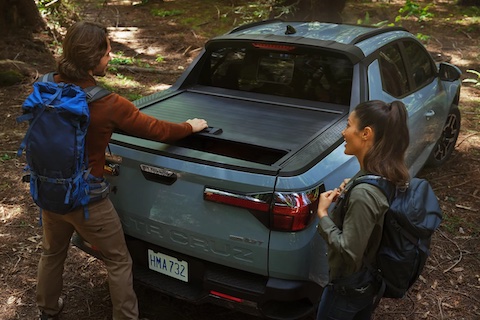 The new 2026 Hyundai Santa Cruz combines unibody construction with a four-foot pickup bed and five available trim levels.