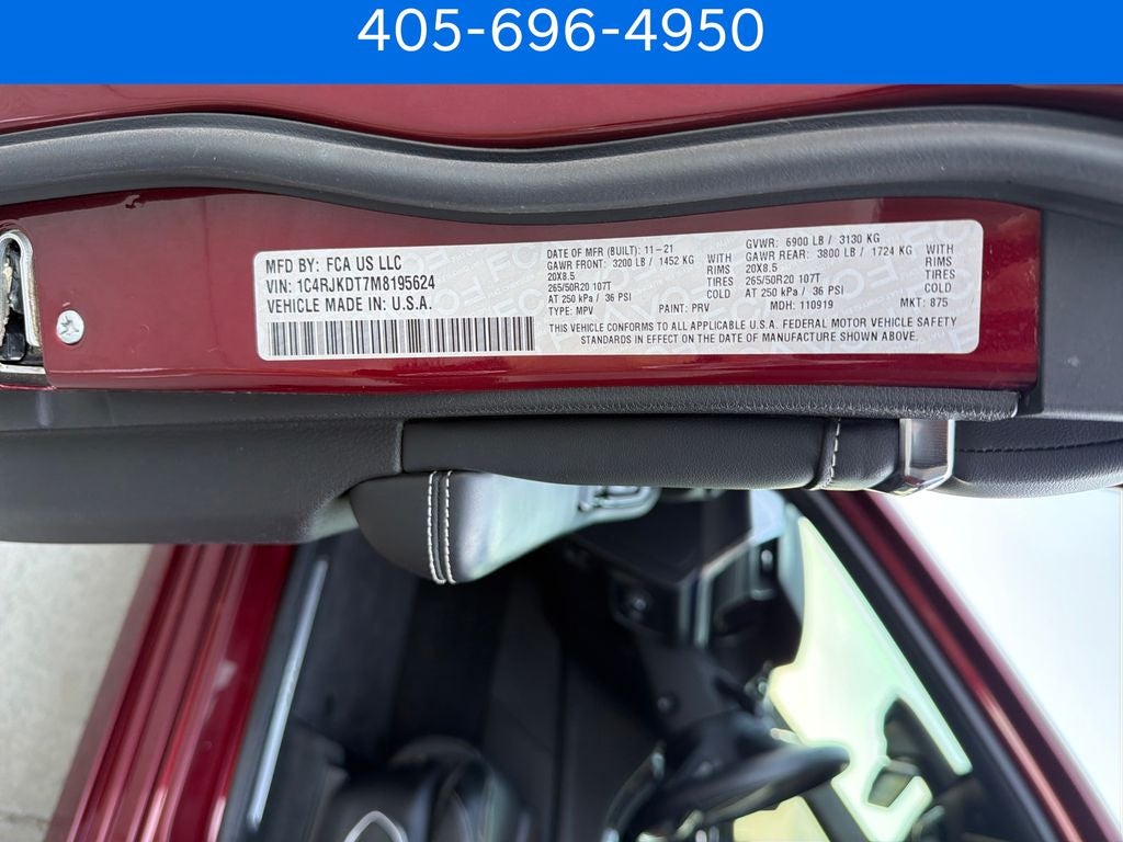 2021 Jeep Grand Cherokee L Overland