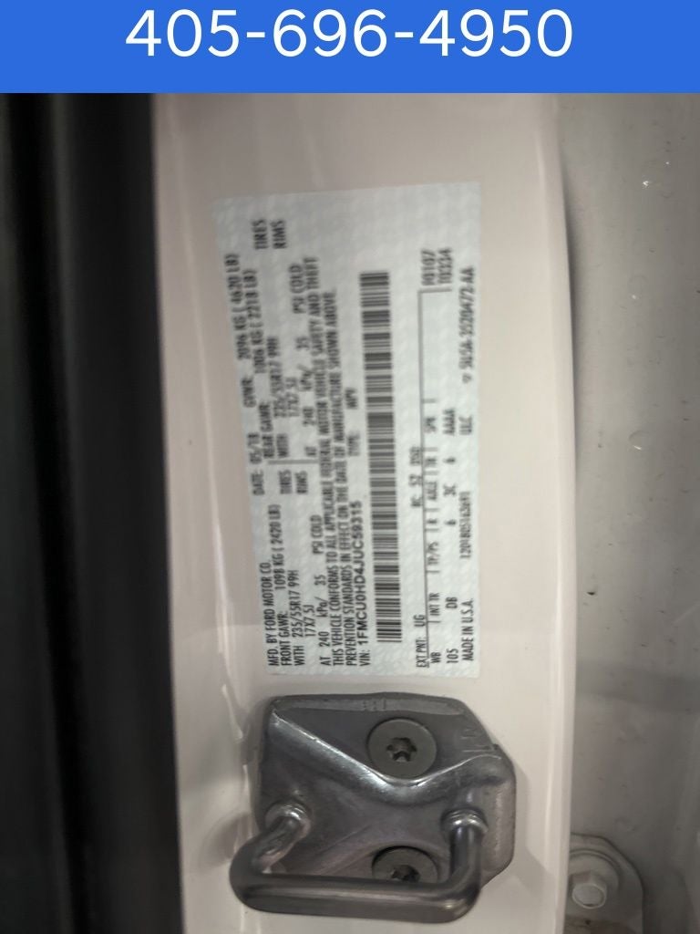 2018 Ford Escape SEL