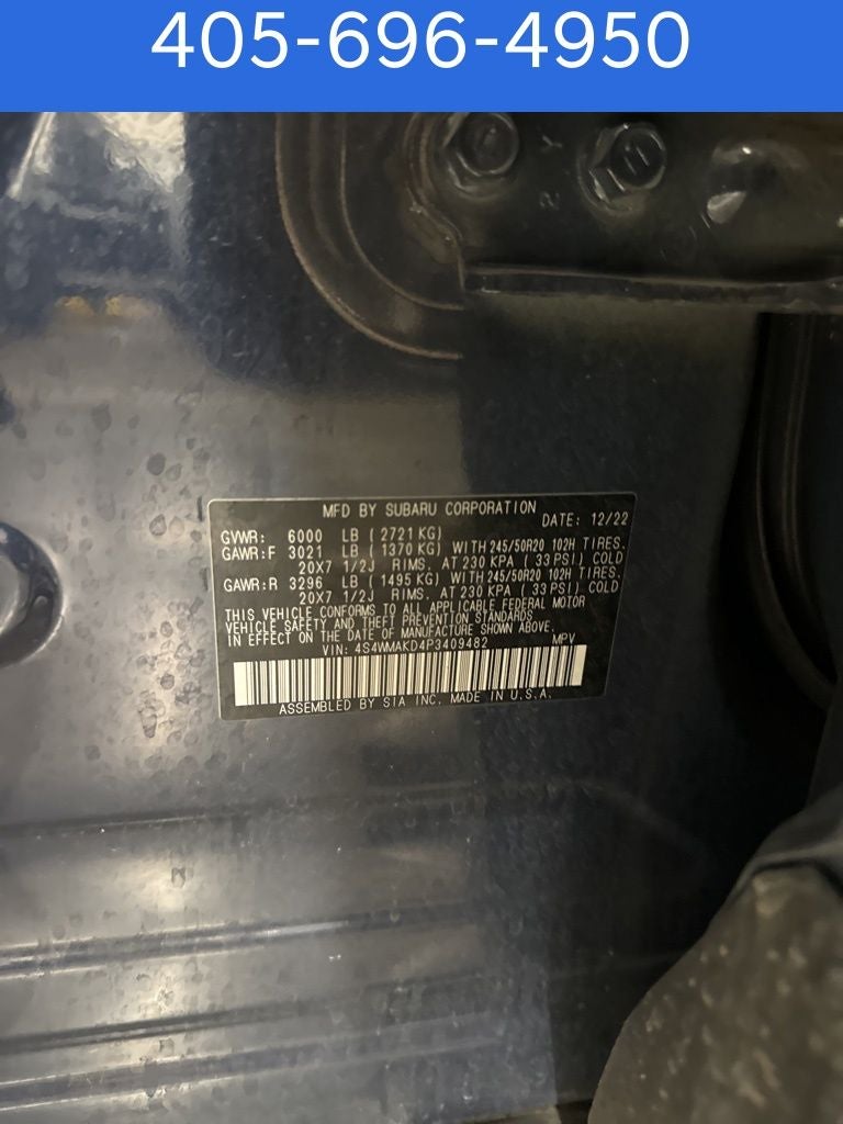 2023 Subaru Ascent Onyx Edition