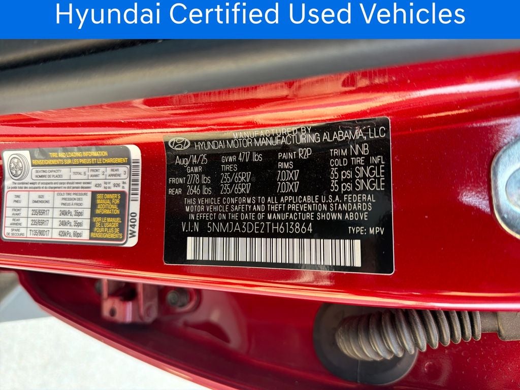 2026 Hyundai TUCSON SE CERTIFIED