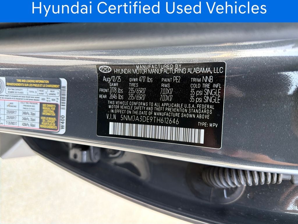 2026 Hyundai TUCSON SE CERTIFIED