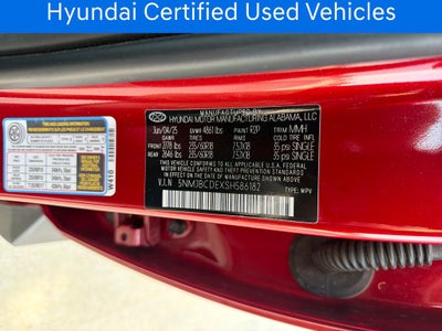 2025 Hyundai TUCSON SEL CERTIFIED