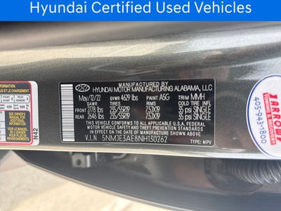 2022 Hyundai TUCSON Limited CERTIFIED