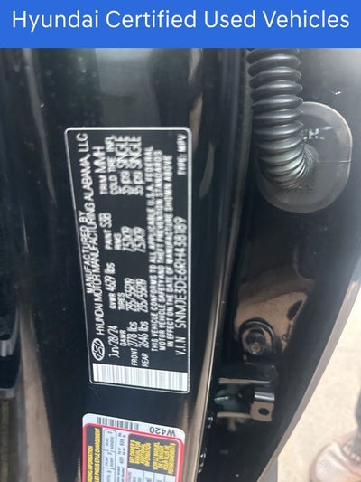 2024 Hyundai TUCSON Limited CERTIFIED