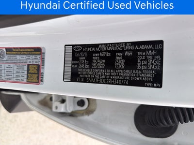 2024 Hyundai TUCSON SEL CERTIFIED
