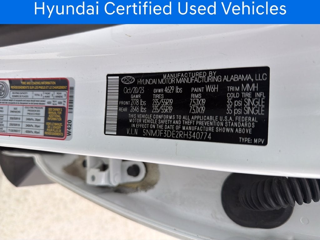 2024 Hyundai TUCSON SEL CERTIFIED