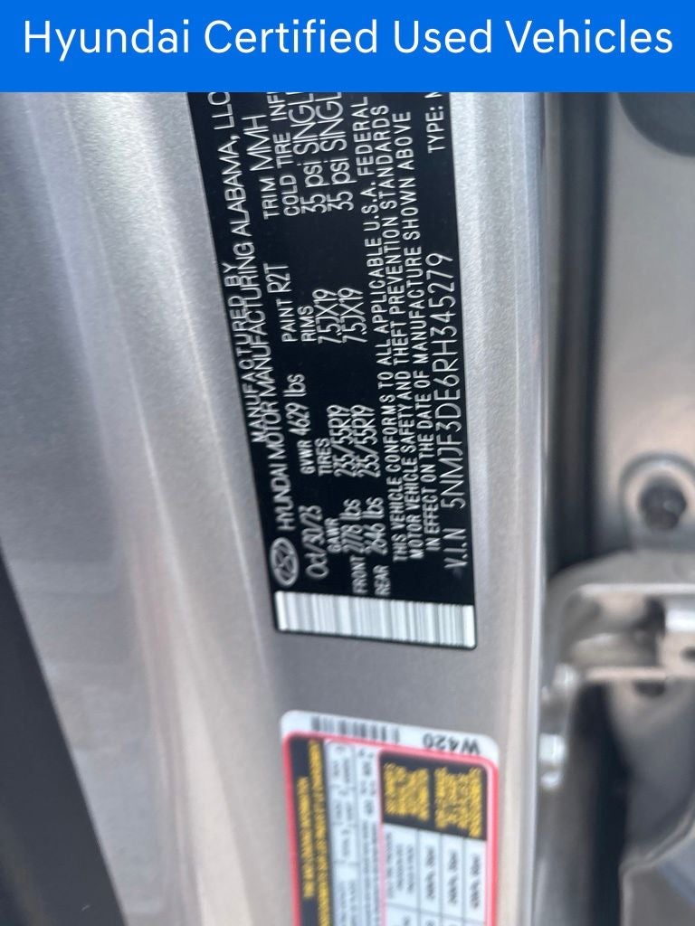 2024 Hyundai TUCSON SEL CERTIFIED