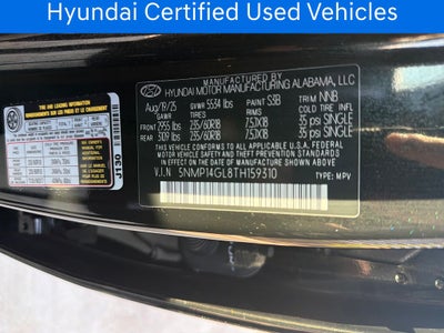 2026 Hyundai SANTA FE SE CERTIFIED