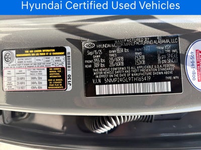 2026 Hyundai SANTA FE SEL CERTIFIED