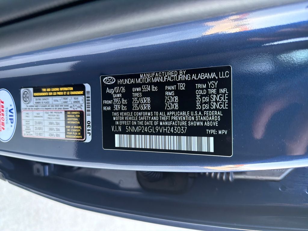 2027 Hyundai SANTA FE SEL FWD