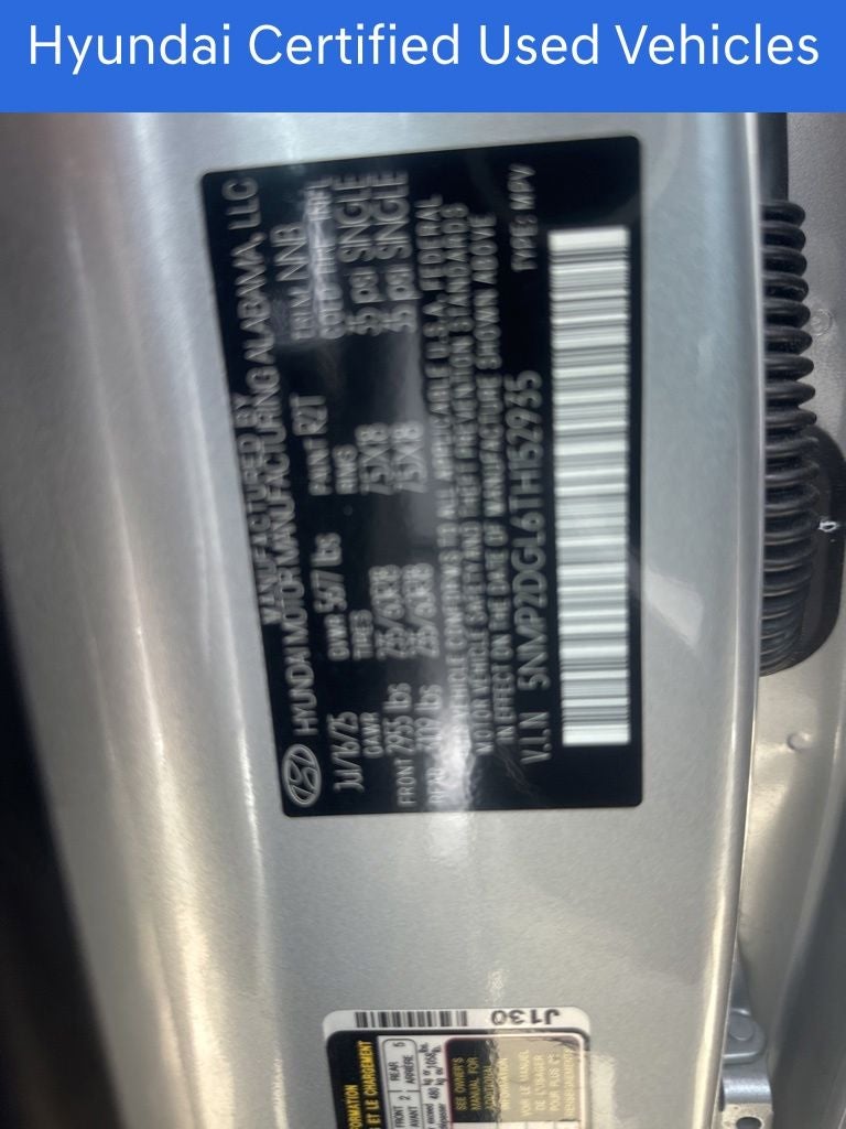 2026 Hyundai SANTA FE SEL CERTIFIED