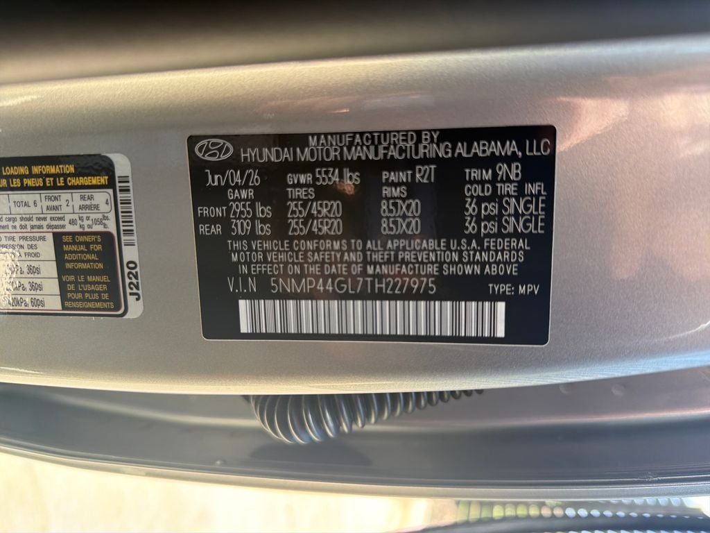 2026 Hyundai SANTA FE Limited FWD
