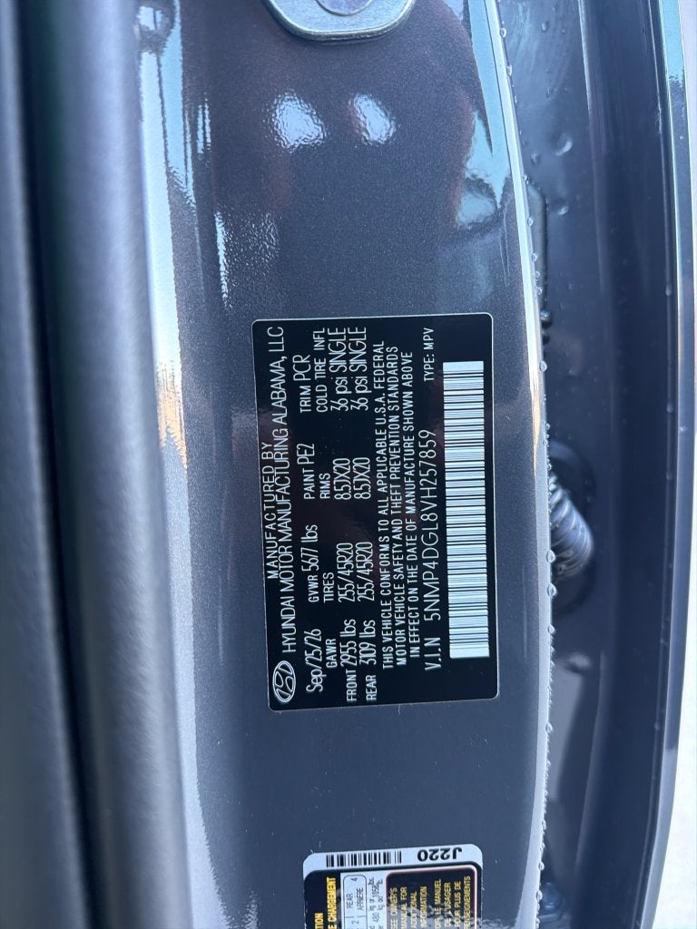 2027 Hyundai SANTA FE Limited AWD