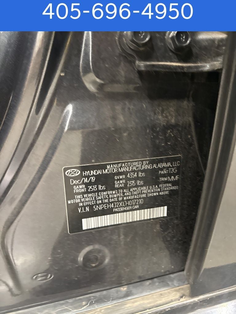 2020 Hyundai SONATA Limited