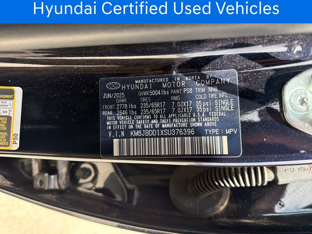2025 Hyundai TUCSON HYBRID Blue CERTIFIED