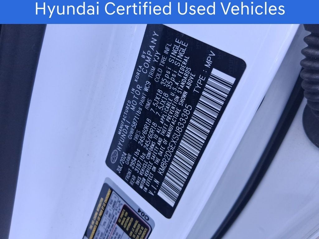 2025 Hyundai PALISADE SEL CERTIFIED