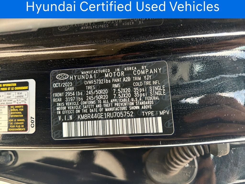 2024 Hyundai PALISADE SEL 8 Passenger