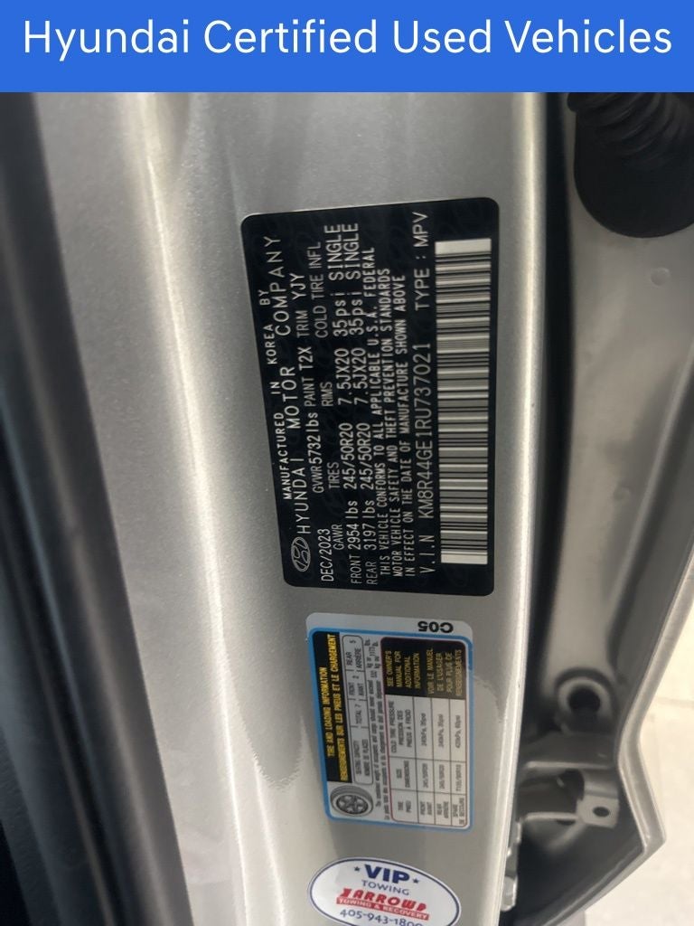 2024 Hyundai PALISADE SEL CERTIFIED