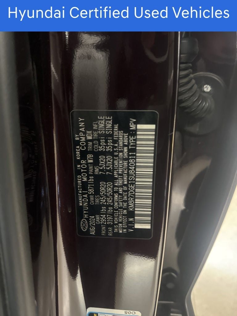 2025 Hyundai PALISADE Calligraphy CERTIFIED