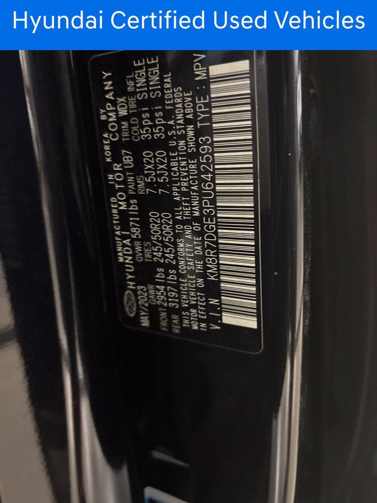 2023 Hyundai PALISADE Calligraphy CERTIFIED