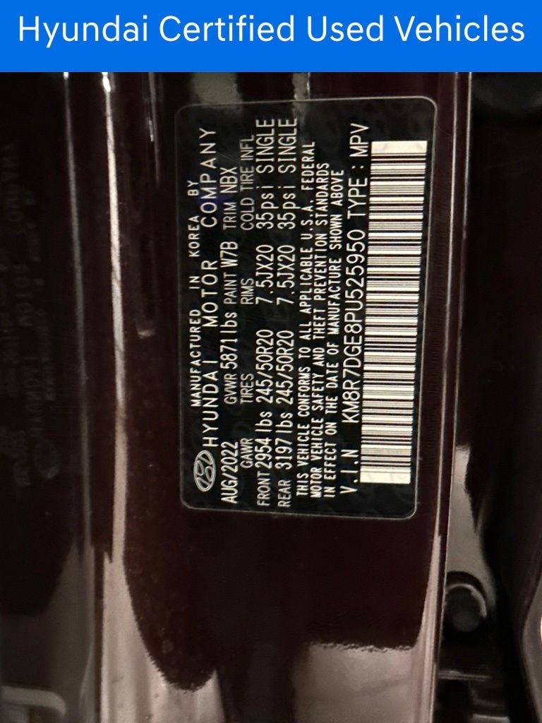 2023 Hyundai PALISADE Calligraphy CERTIFIED