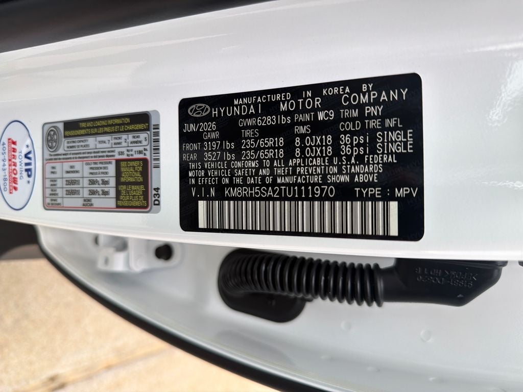 2026 Hyundai PALISADE HYBRID Blue SEL Premium 7P