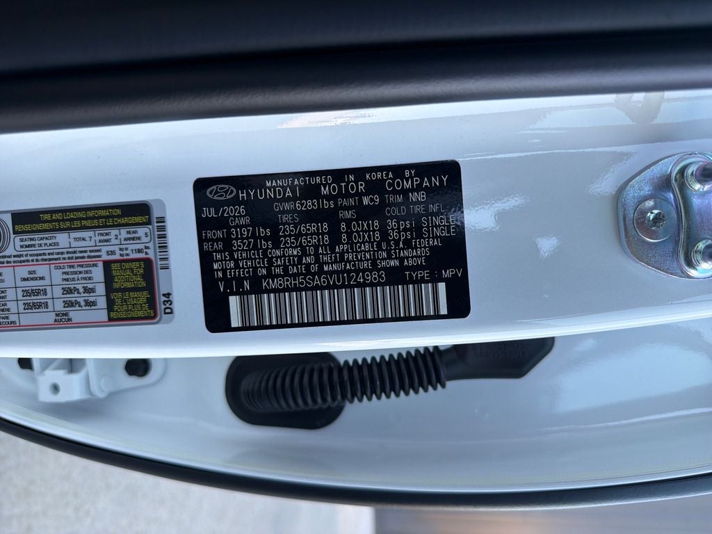 2027 Hyundai PALISADE HYBRID Blue SEL Premium 7P