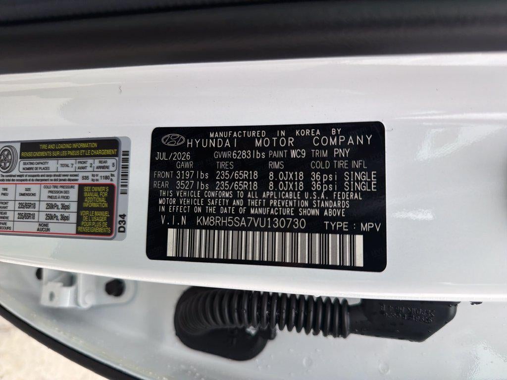 2027 Hyundai PALISADE HYBRID Blue SEL Premium 7P