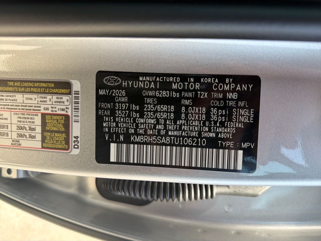 2026 Hyundai PALISADE HYBRID Blue SEL Premium 7P