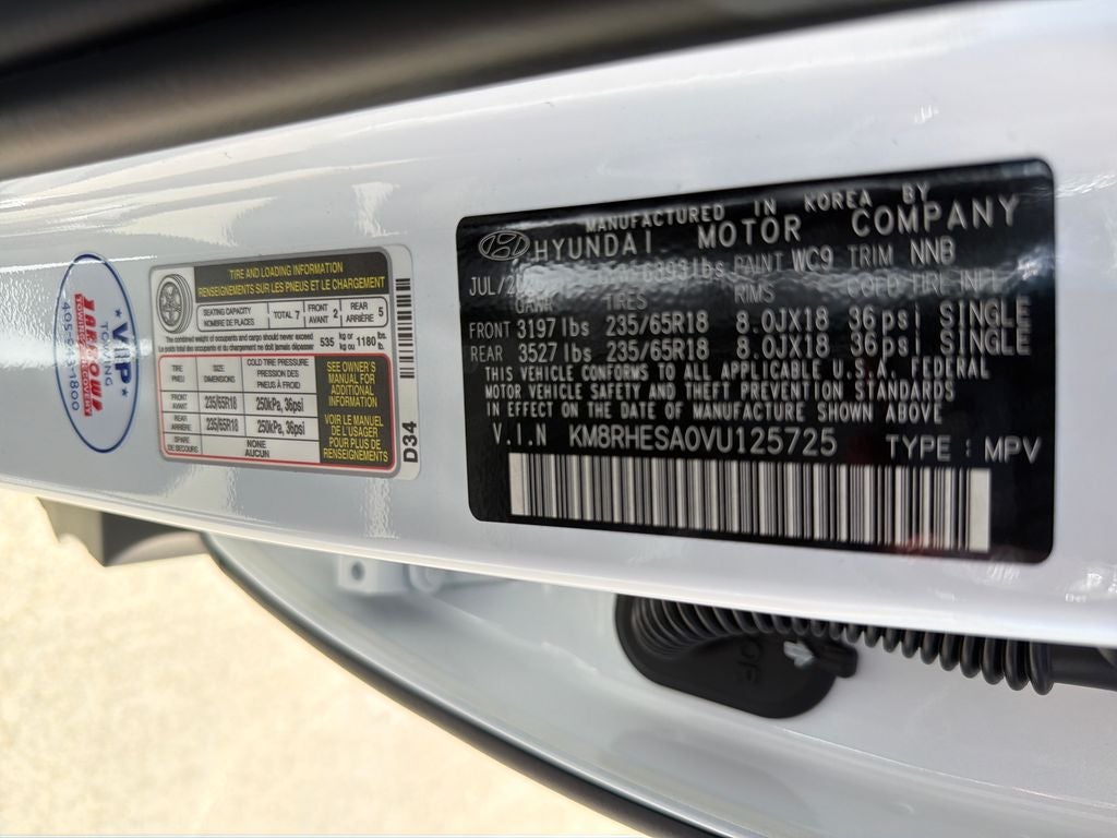 2027 Hyundai PALISADE HYBRID SEL Premium 7P