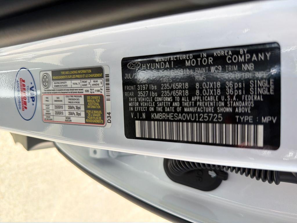 2027 Hyundai PALISADE HYBRID SEL Premium 7P