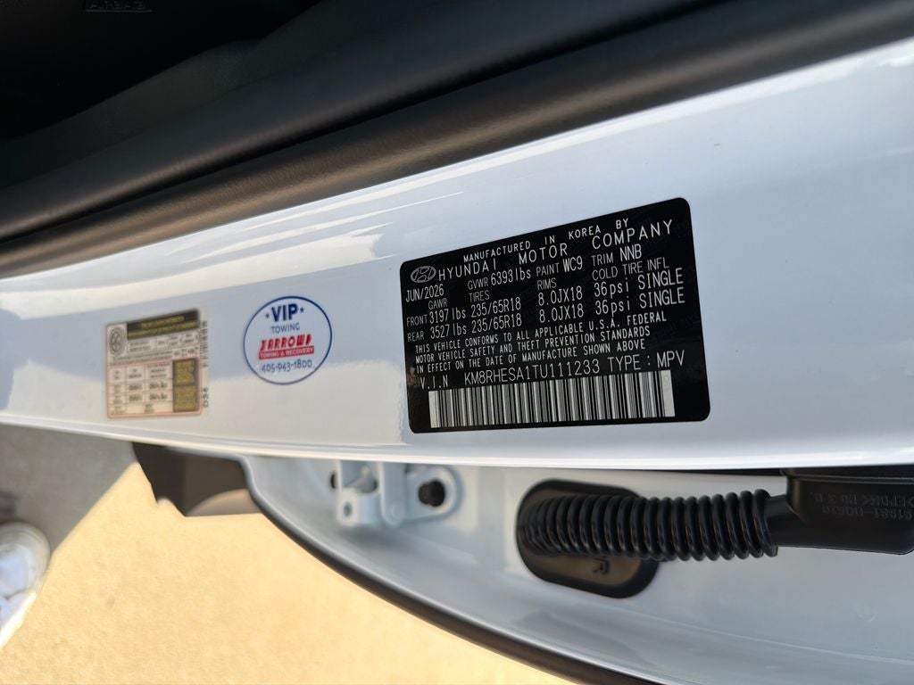 2026 Hyundai PALISADE HYBRID SEL Premium 7P