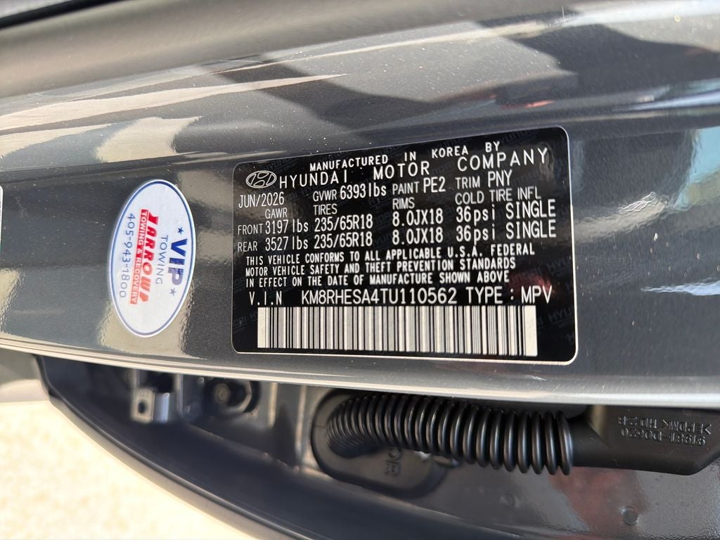 2026 Hyundai PALISADE HYBRID SEL Premium 7P