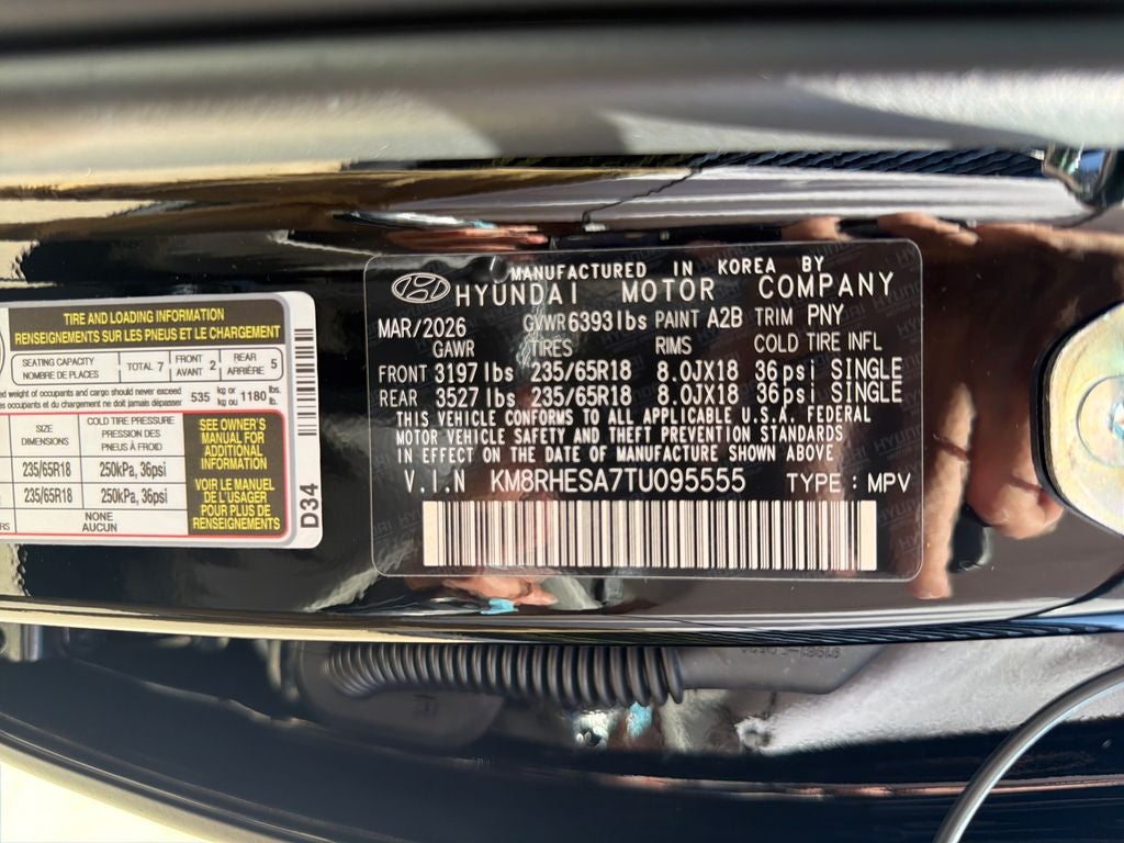 2026 Hyundai PALISADE HYBRID SEL Premium 7P