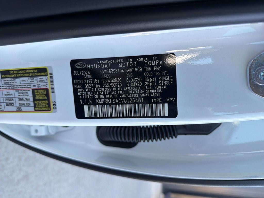 2027 Hyundai PALISADE HYBRID Limited 7P