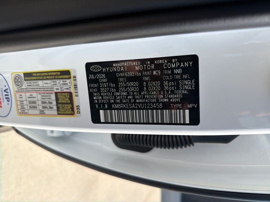 2027 Hyundai PALISADE HYBRID Limited 7P