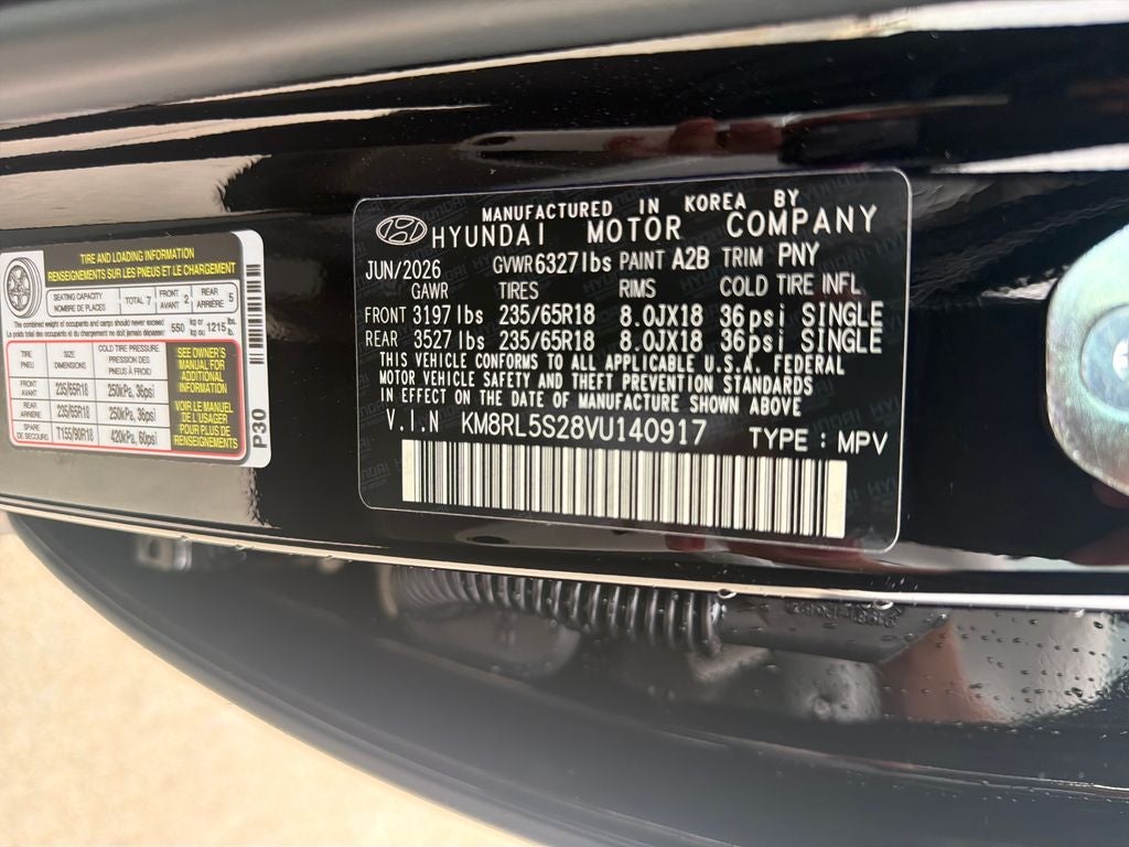 2027 Hyundai PALISADE SEL FWD