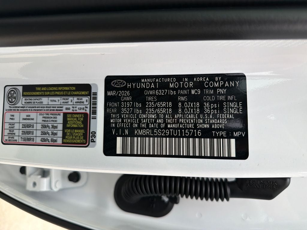 2026 Hyundai PALISADE SEL FWD