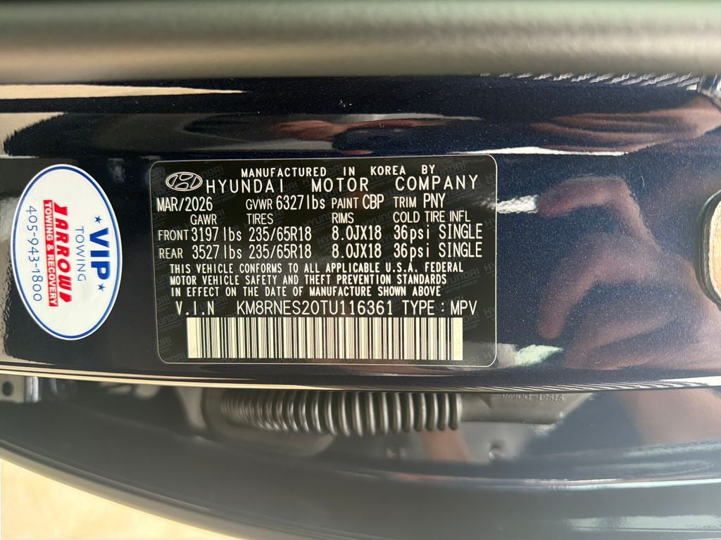 2026 Hyundai PALISADE SEL Premium AWD