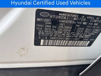 2021 Hyundai SANTA FE HYBRID SEL Premium