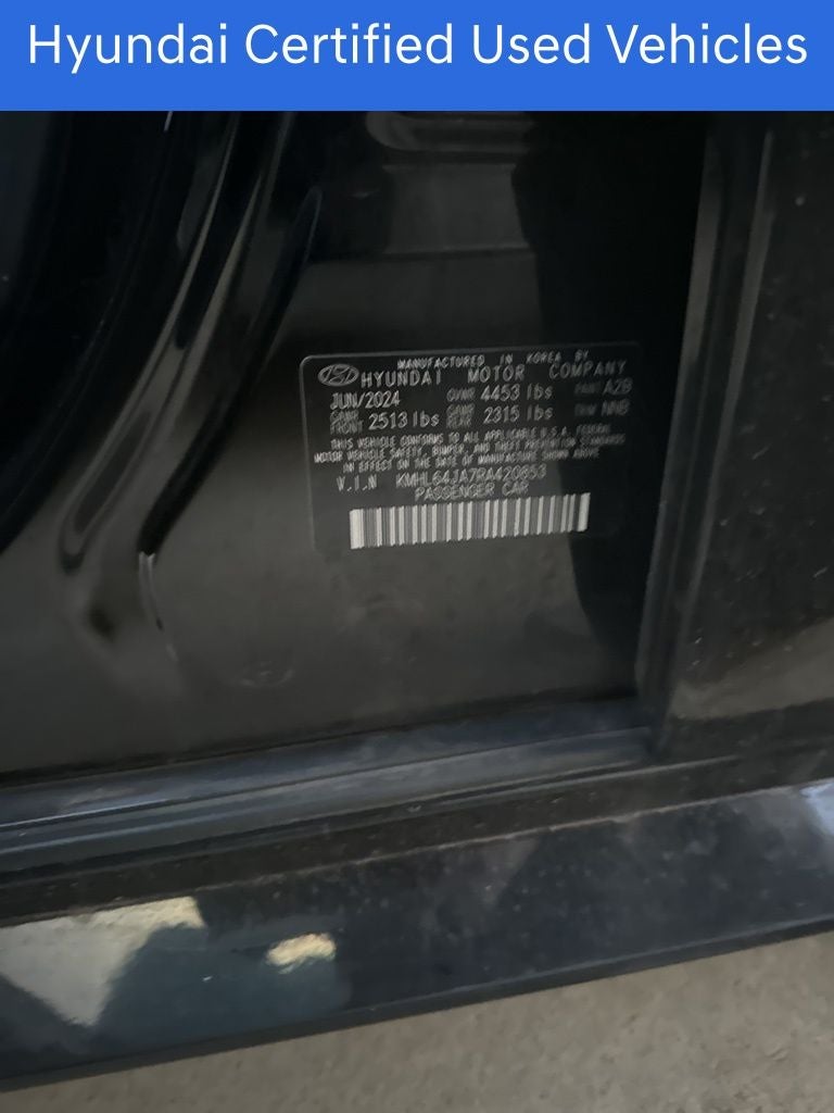 2024 Hyundai SONATA SEL CERTIFIED