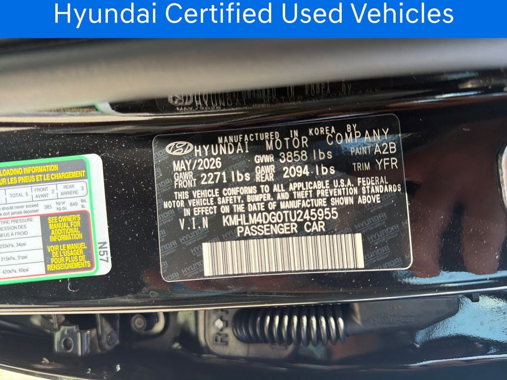 2026 Hyundai ELANTRA SEL Sport CERTIFIED