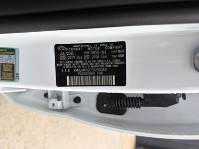 2026 Hyundai ELANTRA SEL Sport Plus