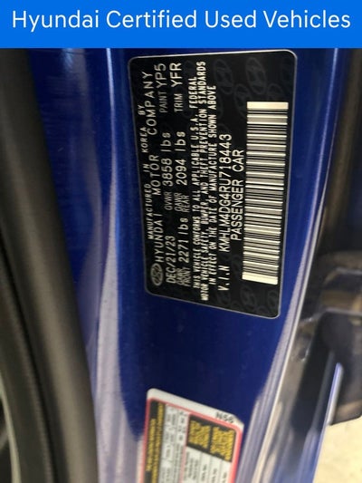 2024 Hyundai ELANTRA SEL CERTIFIED