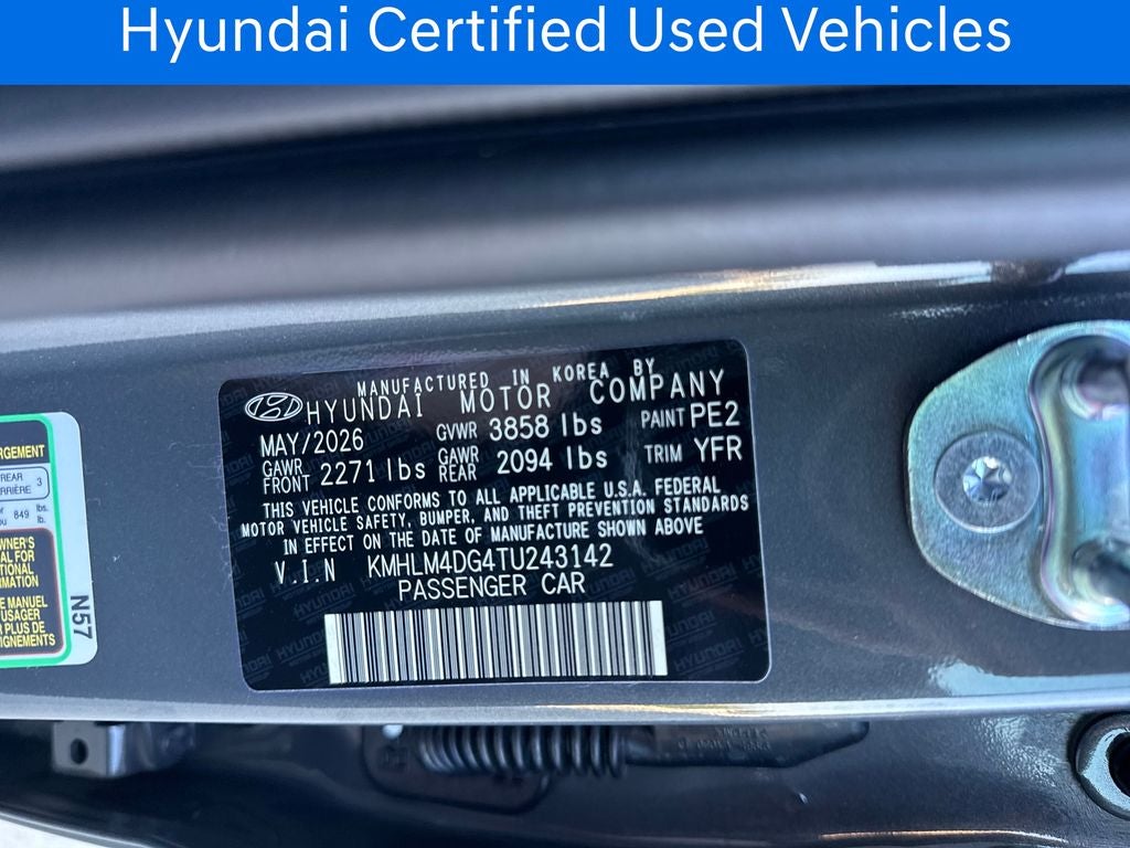 2026 Hyundai ELANTRA SEL Sport CERTIFIED