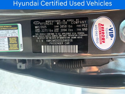 2025 Hyundai ELANTRA SEL Sport CERTIFIED