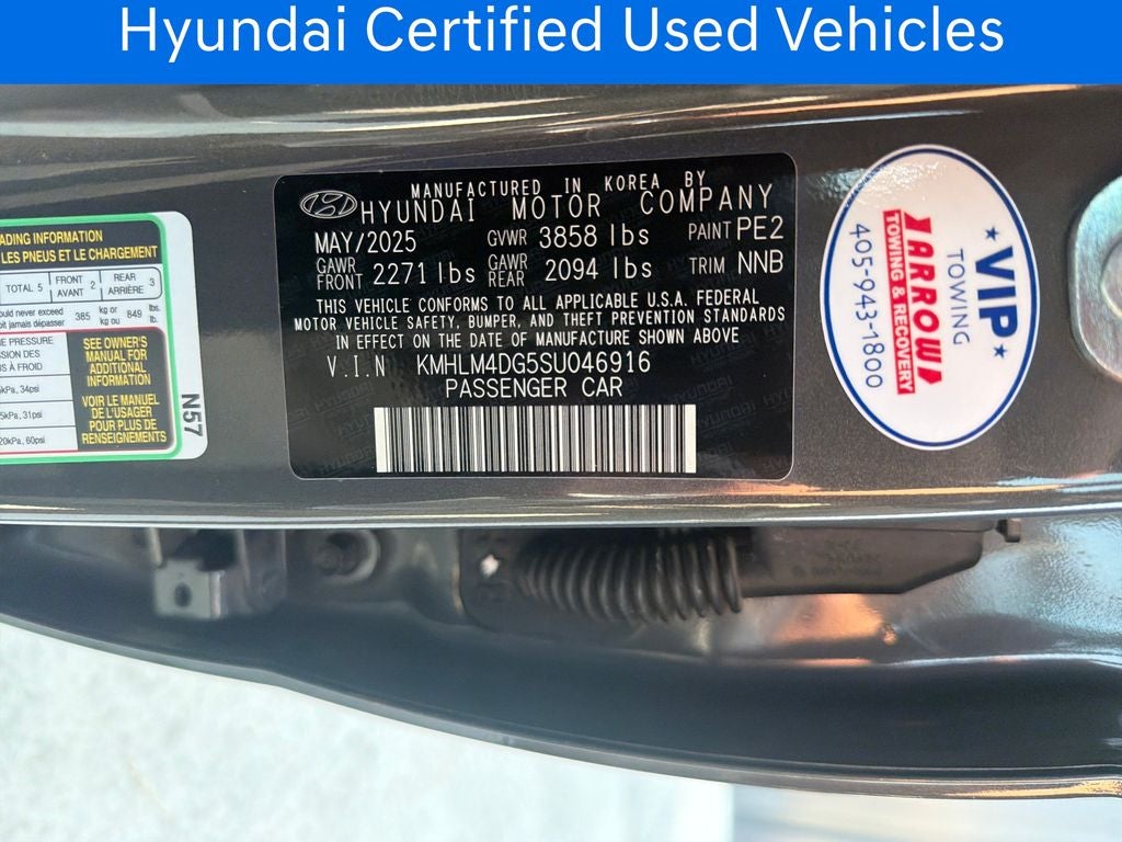 2025 Hyundai ELANTRA SEL Sport CERTIFIED