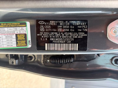 2026 Hyundai ELANTRA SEL Sport Plus